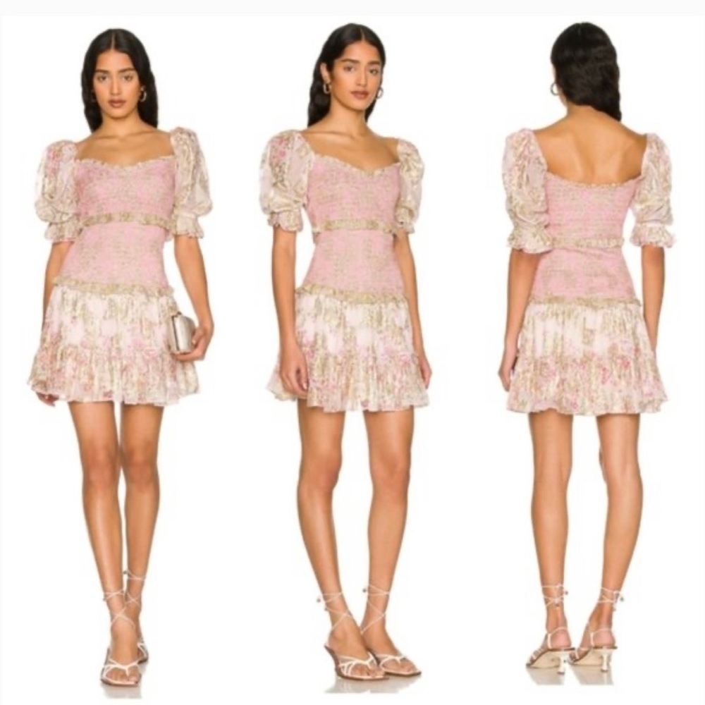 Hemant & Nandita shirred mini dress XS